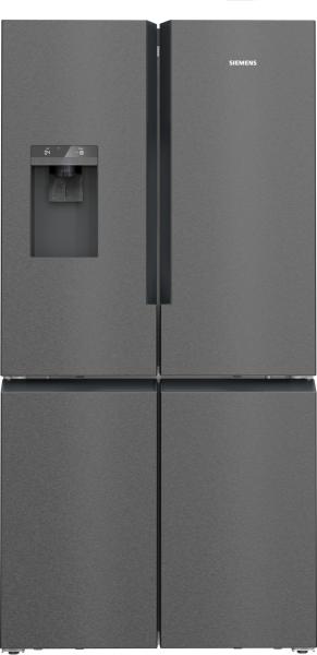 Siemens KF96DPXEA - iQ700, Kühl-Gefrier-Kombination, mehrtürig, 183 x 90.5 cm, Gebürsteter schwarzer Stahl AntiFingerprint